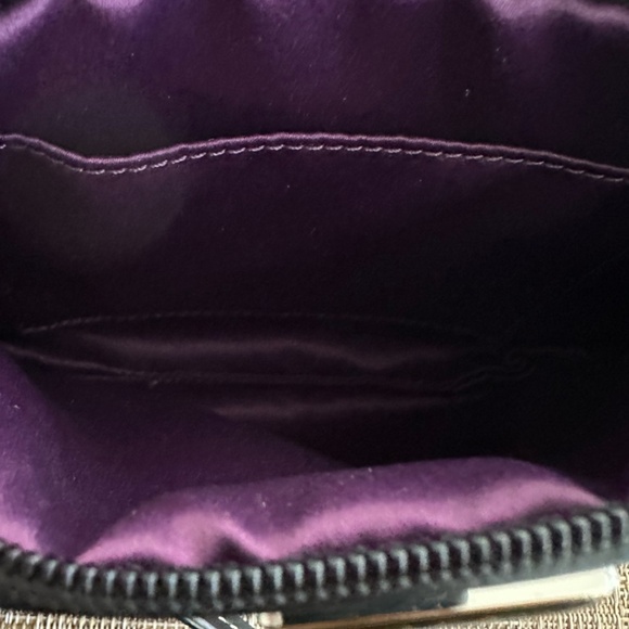 NWT Coach Leather Pleated Medium Wristlet - Black - Picture 8 of 8